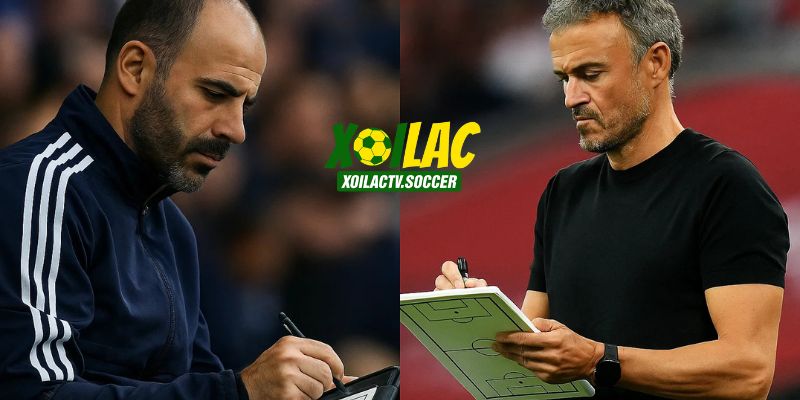 Enzo Maresca và Enrique chuẩn bị chiến thuật quyết định Enzo Maresca và Enrique chuẩn bị chiến thuật quyết định