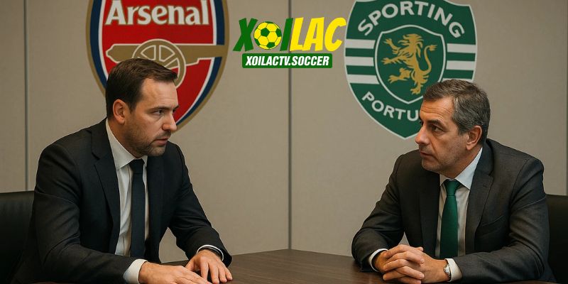 Cuộc gặp gỡ kín giữa đại diện Arsenal và Sporting CP làm dấy lên tin đồn chuyển nhượng. Cuộc gặp gỡ kín giữa đại diện Arsenal và Sporting CP làm dấy lên tin đồn chuyển nhượng.